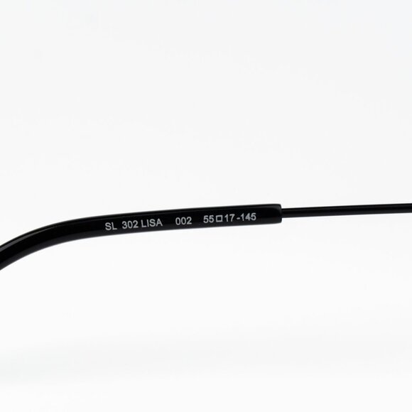 Saint Laurent Women Sunglasses Black Geometric SL302 LISA 002 BRAND NEW - Picture 11 of 17